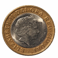Counterfeit £2 coin